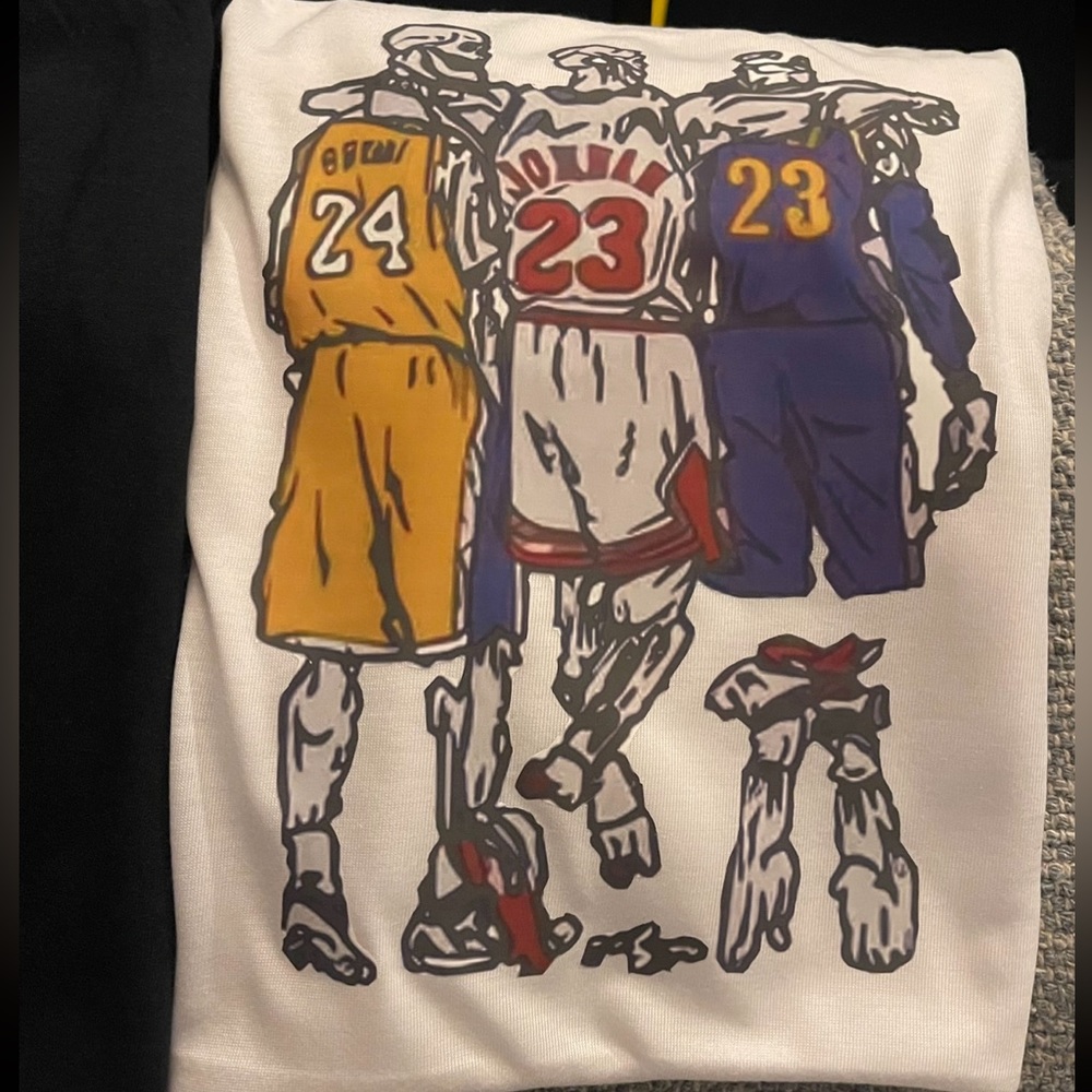 Large White T-Shirt Made By Me. Uni-Sex women and men.